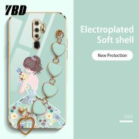 เคสโทรศัพท์ลาย Love YBD สำหรับ OPPO A9 A5 2020 ลายช่อดอกไม้น่ารักสำหรับเด็กผู้หญิงปลอกซิลิโคนนุ่มบูติกสุดหรูล่าสุด