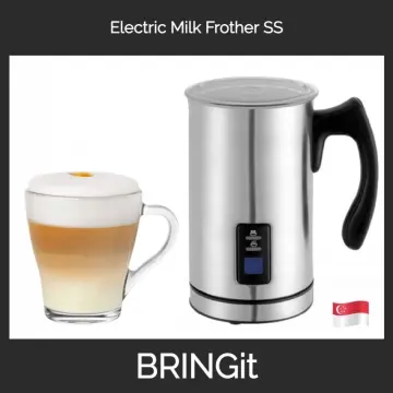 Biolomix Electric Coffee Frother Stainless Steel Milk Steamer