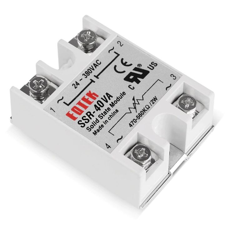 ssr-40va-solid-state-relay-module-single-phase-ac-24-380vac-โซลิดเสตทรีเลย์