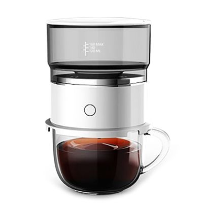 Automatic Hand Rotating Coffee Maker Stainless Steel Filter Electric Auto Coffee Machine for Home Office Outdoor Travel