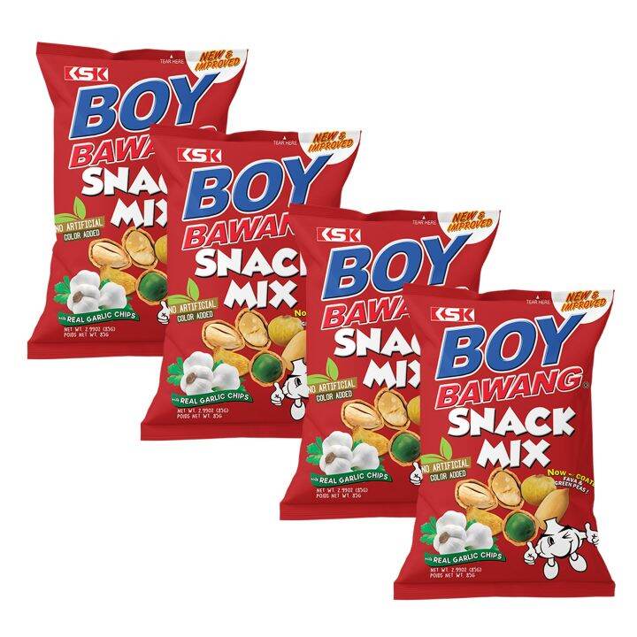 Boy Bawang Snack Mix 85g x 4 Lazada PH