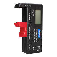 เครื่องทดสอบปุ่มพลาสติก Universal LCD การวัดขนาดเล็กแบบดิจิตอลไฟฟ้าสำหรับ AA AAA Capacitance Diagnostic Tool
