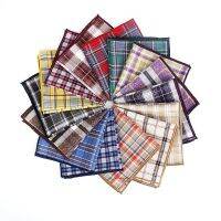 【DT】hot！ Colorful Cotton Handkerchiefs Woven Printing Mens Streak Pockets Handkerchief