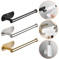 No Punching Paper Towel Holder Kitchen Stainless Steel Under Cabinet Roll Rack Bathroom Wall-mounted Toilet Tissue Hanger