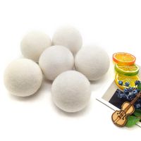 Washing Machine Accessories Wool Dryer Balls for Household White 1Pcs 5cm/7cm/8cm Softener Laundry Ball Reusable