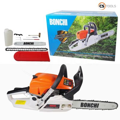 ( PRO+++ ) โปรแน่น.. BONCHI เลื่อยยนต์ เลื่อยโซ่ยนต์ บาร์ 11.5 กำลัง 2.0kw/ 7500rpm เลื่อยไฟฟ้า โช่11.5เกรดดี：1เส้น ราคาสุดคุ้ม เลื่อย เลื่อย ไฟฟ้า เลื่อย ยนต์ เลื่อย วงเดือน