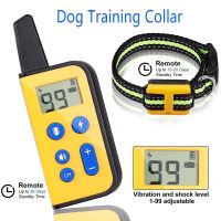 Dog Training Collar Rechargeable Dog Shock Collar With Beep Vibration And Shock Training Modes Rainproof Pet Dog Trainer 1640Ft