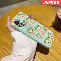 JIUMOO เคสสำหรับ Infinix Hot 11S เคสโทรศัพท์ลายขอบซิลิโคนเหลวนิ่มตัวการ์ตูนหมูน่ารักเคสตัวปกป้องกล้องถ่ายรูปเลนส์คลุมทั้งหมดเคสฝาหลังกรอบหลังเคส