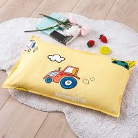 ZZOOI Kids Cotton Pillow Kindergarten Sleeping Pillow For ChildrenS Cartoon Pillowcase Soft Pillow Core Infant Bedding Boys Girls Hea