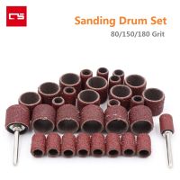 Sanding Band Asive Tools Sanding Drum Kit Grit #80 #150 #180 Polishing Band For Electric Mini Angle Grinder Sanding Mandrels