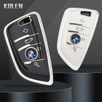 {Lili Car product} ฝาครอบเคส Kunci Remote Mobil TPU สำหรับ BMW X1 X5 X6 X7 1 3 5 6 7ซีรีส์ G30 G20 G32 G11 F20 Z4 F39 G01 G02 F15 G07 F16