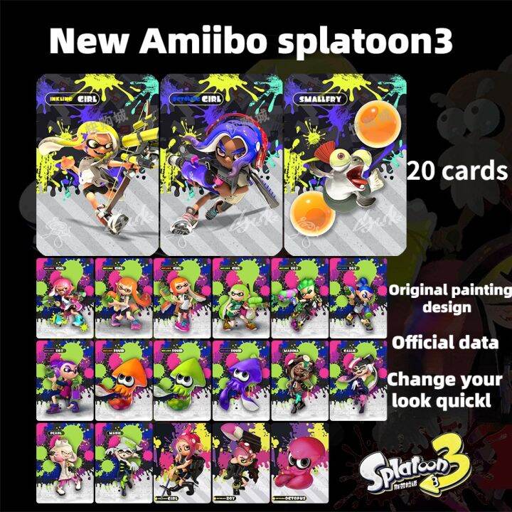 splatoon 3 nfc cards