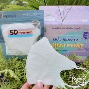 Free Ship - Thùng 100 Chiếc Khẩu Trang 5d Thịnh Phát Hàng Cao Cấp, Lọc Bụi