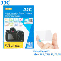 JJC ป้องกันรอยขีดข่วนกระจกกันรอยหน้าจอ LCD สำหรับกล้อง Nikon Z7II Z6II Z7 Z6 Z5, HD clear, กระจกนิรภัยแบบไร้ฟอง