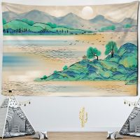 Tapestry Landscape Painting Scenery Animals Natural Scenery Wall Hanging Decoration For Home Bedroom