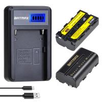 ZZOOI Batmax NP-F550 NP-F570 F550 F570 Battery+LCD USB Charger for Yongnuo Godox LED Video Light YN300Air II YN300 III YN600 Air L132T