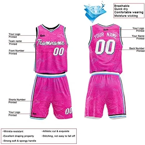 Custom Basketball Jersey Personanlized Stitched/Printed Sports