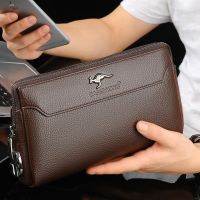 Large hand bags handbags male bag combination lock leather hand caught man purse handbag male money