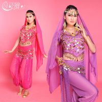 hot【DT】 3PCS/SET (Top Pant Belt) Gypsy Costume Dancing Costumes Belly with Adjustable Wear Best Price