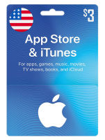 Itunes Gift Card US $3 [Digital Code for United States Account] ส่งโค้ดทันทีทางแชท