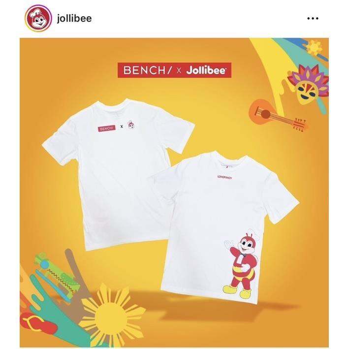 2023 New Jollibee x Bench Shirts (Jollibee Collectible Merchandise ...