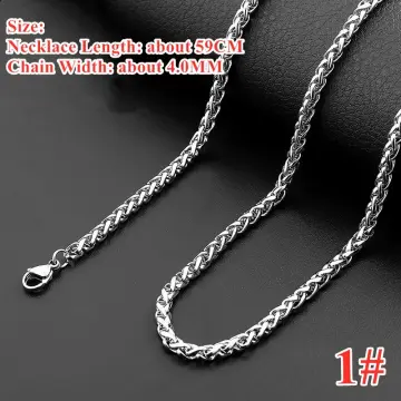 Men's heavy stainless sales steel necklace