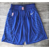 【7Style】 NBA Shorts Los Angeles Clippers LEONARD GEORGE 2020 Seasonal Blue Basketball Shorts With Limited