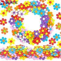 DEALIC 160 PCS สติกเกอร์โฟม สติกเกอร์ดอกไม้โฟม สติกเกอร์ดอกไม้เล็กๆ สติ๊กเกอร์งานฝีมือสติกเกอร์ งานฝีมืองานประดิษฐ์ งานฝีมือสำหรับวันแม่