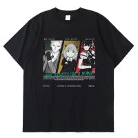 Anime Spy X Family Loid Forger Anya Forger Yor Forger Harajuku Simple T-Shirt Manga Short Sleever Cotton Casual Men T Shirt S-4XL-5XL-6XL