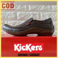 ของแท้หนังผู้ชาย KICKERS Loafers รับประกันผู้ชายรองเท้าทำงานอย่างเป็นทางการงานแต่งงาน Loafers