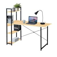 ?โต๊ะทำงานราคา 1,000บาท รวมส่งโต๊ะมีชั้นวาง โต๊ะคอมพิวเตอร์ Computer Desk โต๊ะไม้ พร้อมชั้นวางหนังสือ ส่งด่วน รวดเร็ว แข็งแรง?