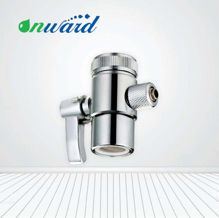 Onward 1 Way 1/4 Inch Kitchen Sink Faucet Adapter Diverter Valve Hose