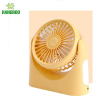 HANGROO H559 พัดลมพกพา พัดลมมินิ ตั้งโต๊ะ พัดลมไฟ LIGHT FAN ชาร์จด้วยสาย USB พัดลมมินิ รุ่น Q