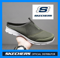 SKECHERS_Gowalk4 รองเท้า_skechers_ผู้ชาย สเก็ตเชอร์ส รองเท้า ผู้ชาย รองเท้าแตะ รองเท้าลำลองผู้ชาย รองเท้าผู้ชายแฟชั่นครึ่งส้น รองเท้ากีฬาไซส์ใหญ่ รองเท้าแตะกีฬาขนาดใหญ่ EU46-EU48แฟชั่นของผู้ชายกีฬารองเท้าผู้ชายรองเท้าลำลองรอ