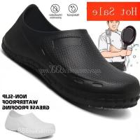 COD dsdgfhgfsdsss 【Supermarket888.my】Chef Shoes for Men and Womens Slip-Resistant / Professional Chef Shoes Waterproof Oil-proof Kitchen Work Shoes for Chef Master Cook Hotel Restaurant Slippers Sa