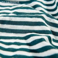 ▼▬ Classic Stripe Thin Linen Viscose Knitted Fabric For Sewing Summer t-Shirt Feel a Bit Rough 50x160 Cm/Piece