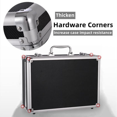 Aluminium Alloy Tool Box Suitcase Travel Luggage Organizer Boxes Equipment instrument Tool Case Safety Box Portable Shockproof Briefcase Versatile and Durable Storage Case