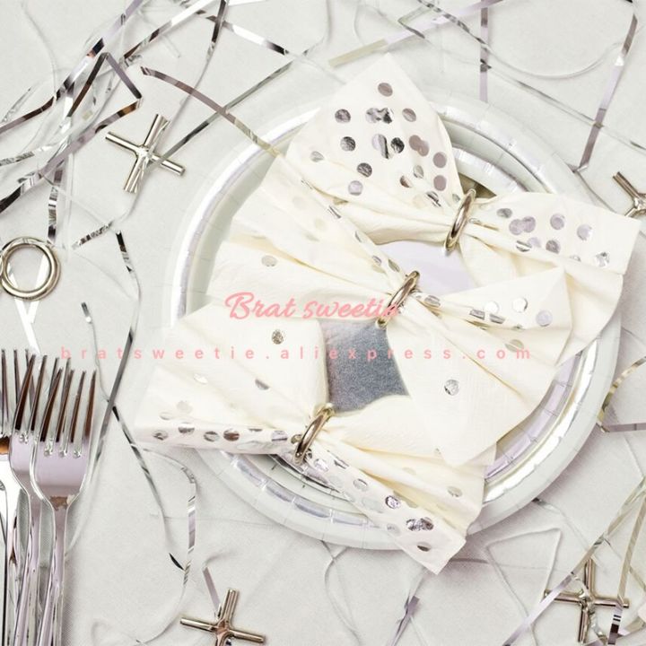 metallic-silver-disposable-tableware-paper-straws-plates-wedding-christmas-happy-birthday-party-decorations-adults-supplies
