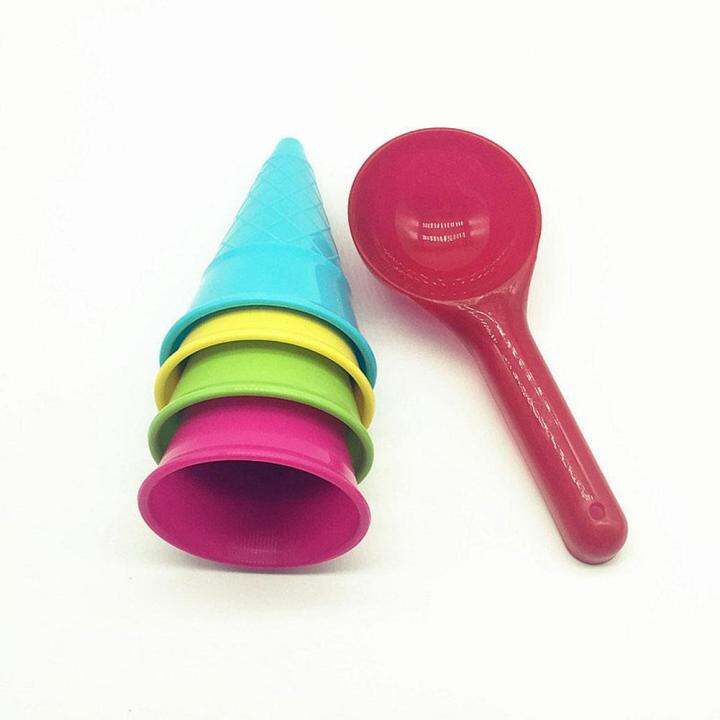 5pcs-set-beach-toys-ice-cream-cup-spoon-play-house-snow-sand-toys-outdoor-beach-b1r0