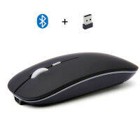 ใหม่ Dual Mode Bluetooth 5.0 Wireless Slim Mouse Gaming Pc มินิแล็ปท็อป Usb อุปกรณ์เสริมคอมพิวเตอร์ Desktop