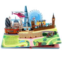 Usborne Pop Up London Educational Picture Books For Kids Learning English 3D Cardboard Flap Book Baby Montessori Educational Toy