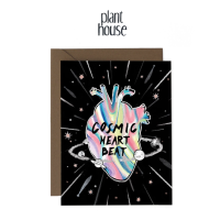 การ์ดอวยพร Cosmic Heartbeat จาก Plant House Greeting Card