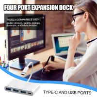 USB Extension Hub Extension Docking Station USB Splitter USB Expander Hub Multiport Adapter for Mobile Phones Laptops Desktops Tablets useful