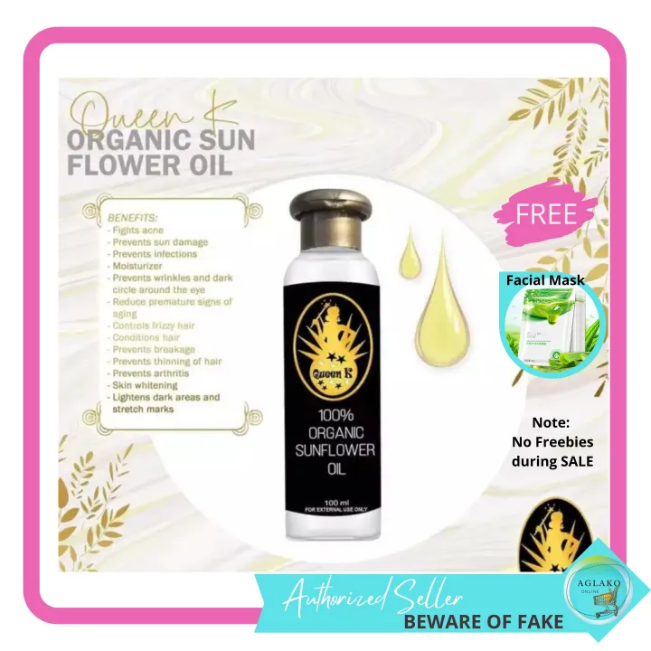 Queen K Sunflower Oil 100ml 100 Authentic Lazada PH