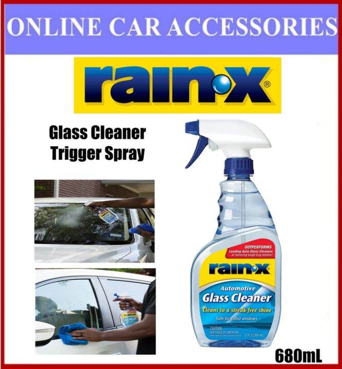 RainX Automotive Glass Cleaner Trigger Spray 680mL Rain X Lazada