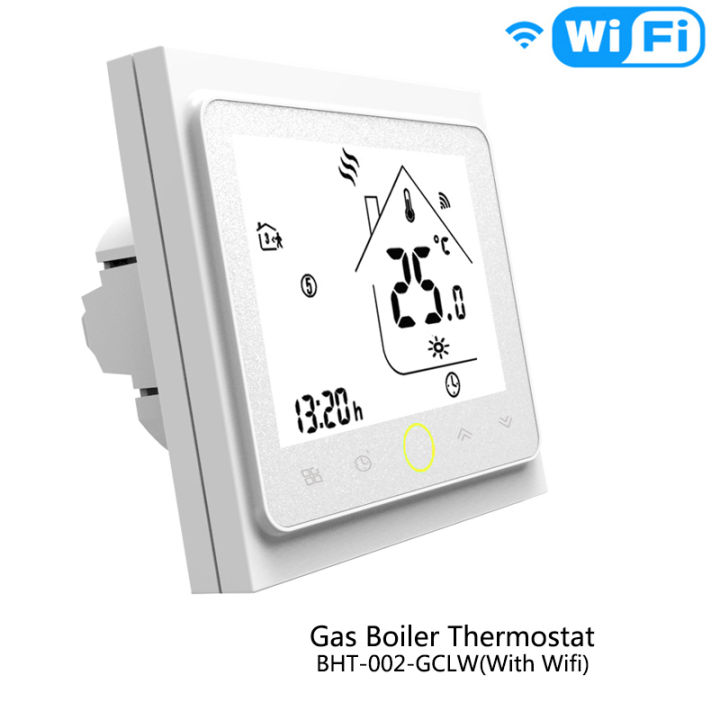 WiFi Smart Thermostat Temperature Controller for WaterElectric floor Heating WaterGas Boiler Works with Alexa Google Home