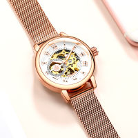 Montre Femme 2020 Top Brand ORKINA Luxury Fashion Mechanical Watches Rose Gold Ladies Skeleton Automatic Wrist Watches for Women