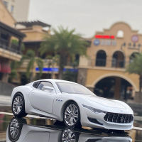 1:32 Maserati Alfieri โมเดลรถสปอร์ตอัลลอยของเล่นโลหะโมเดลรถยนต์เสียงและแสงจำลองสูงของเล่นสำหรับเด็กของขวัญ