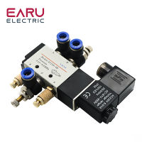 นิวเมติกวาล์วSolenoidไฟฟ้า 4V210-08 5 Way 2 ตำแหน่งควบคุมแก๊สวาล์วแม่เหล็ก 12V 24V 220V 4 มม.-12 มม.อุปกรณ์ท่อ-ggfjgkugkgkkjuki