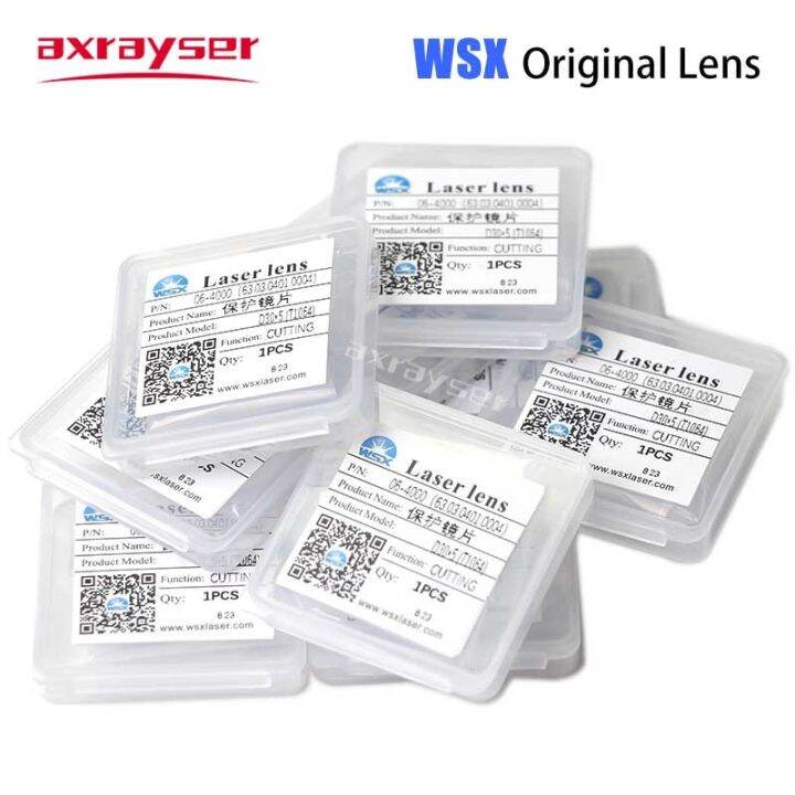 wsx-30x5เลนส์เดิมเลเซอร์สำหรับป้องกันหน้าต่าง4kw-1064nm-jgs1ซิลิก้า18x2ออปติคอล20x2สำหรับตัดไฟเบอร์-kc13-15